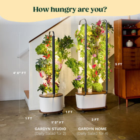 Gardyn Studio 2 monitoring camera captures garden health from anywhere.
