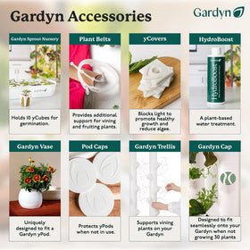 Compatibility of yCovers with all Gardyn vertical hydroponic systems