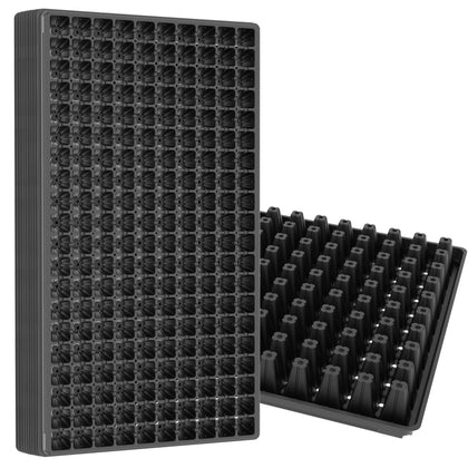 Gardzen 10-pack 200-cell trays, front view for sturdy seedling starts