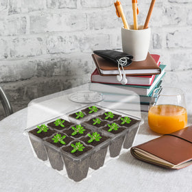 Gardzen 10-pack seed trays for a complete indoor germination setup