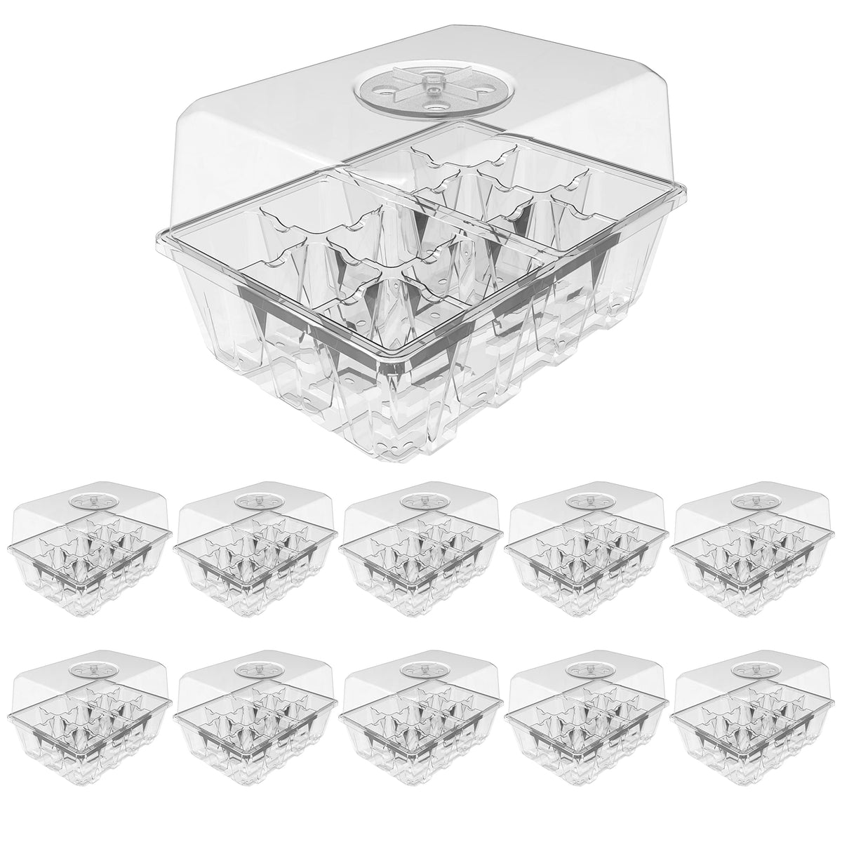 Gardzen 120-cell seed starter tray base for organized germination