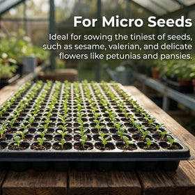 Gardzen 1.5-inch deep 200-cell tray for compact germination