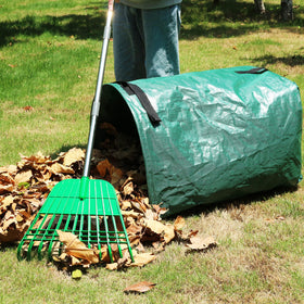 Gardzen dustpan-style garden bag for collecting leaves and debris