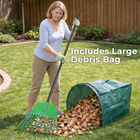 Gardzen dustpan garden bag for quick debris disposal