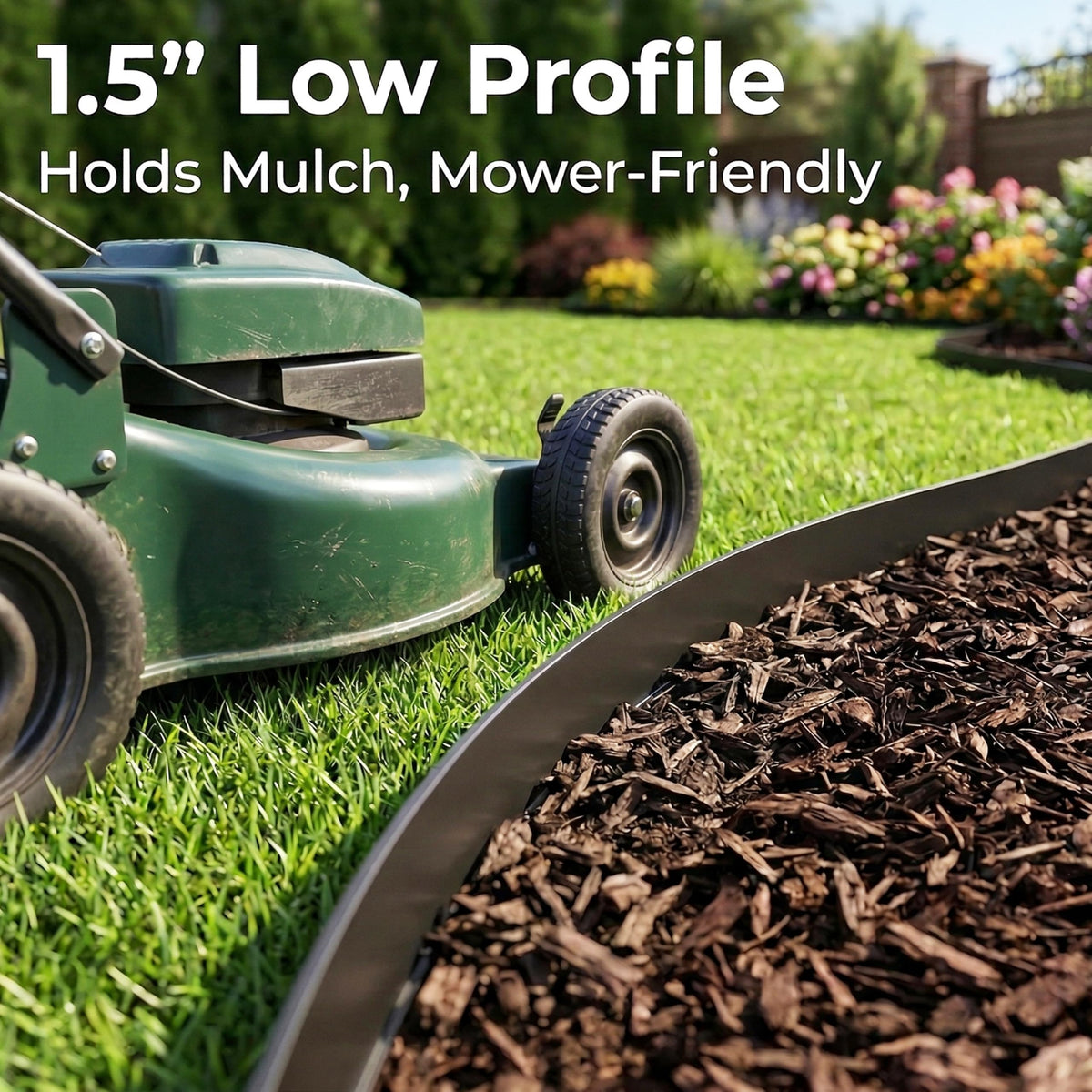 Gardzen easy-trim edging lets you customize borders anytime