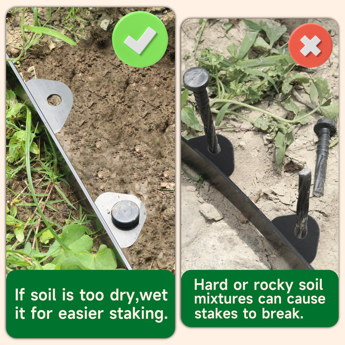 Gardzen edging helps mulch stay put and controls weeds