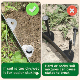 Gardzen edging helps mulch stay put and controls weeds
