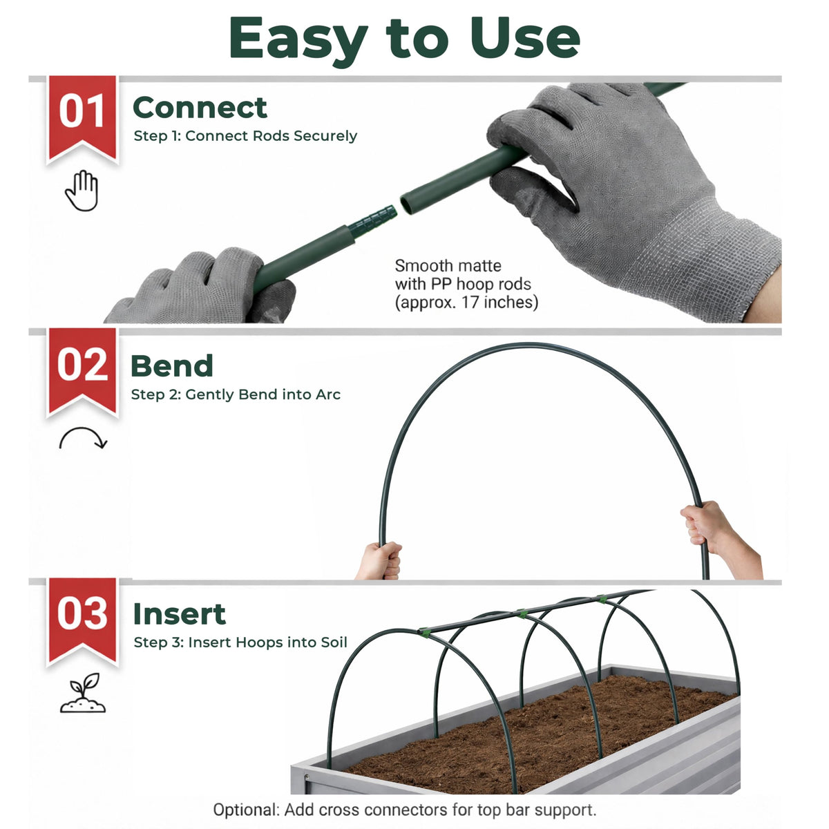 Gardzen frost blankets extend the growing season by protecting crops against frost.