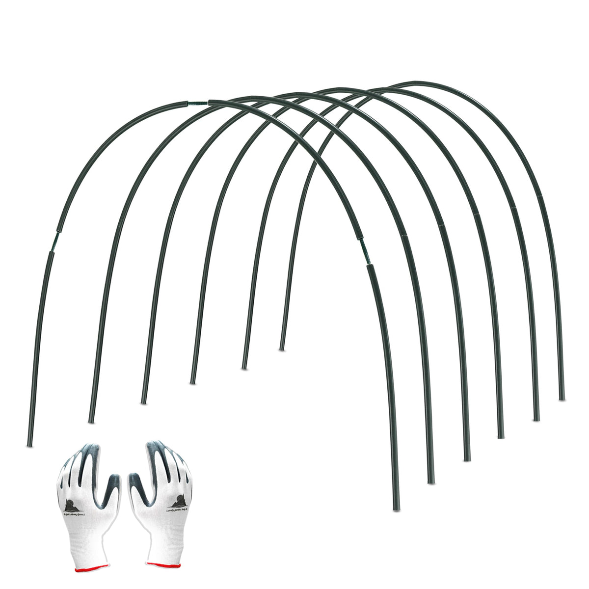 Gardzen Garden Hoops 72-Pcs Pack offers versatile raised-bed protection and easy customization.