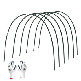 Gardzen Garden Hoops 72-Pcs Pack offers versatile raised-bed protection and easy customization.