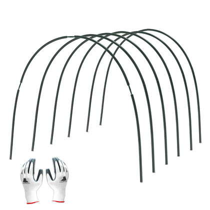 Gardzen Garden Hoops 72-Pcs Pack offers versatile raised-bed protection and easy customization.