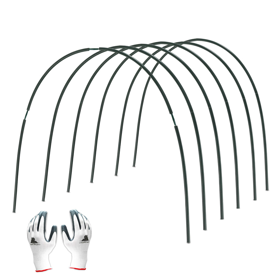 Gardzen Garden Hoops 72-Pcs Pack offers versatile raised-bed protection and easy customization.