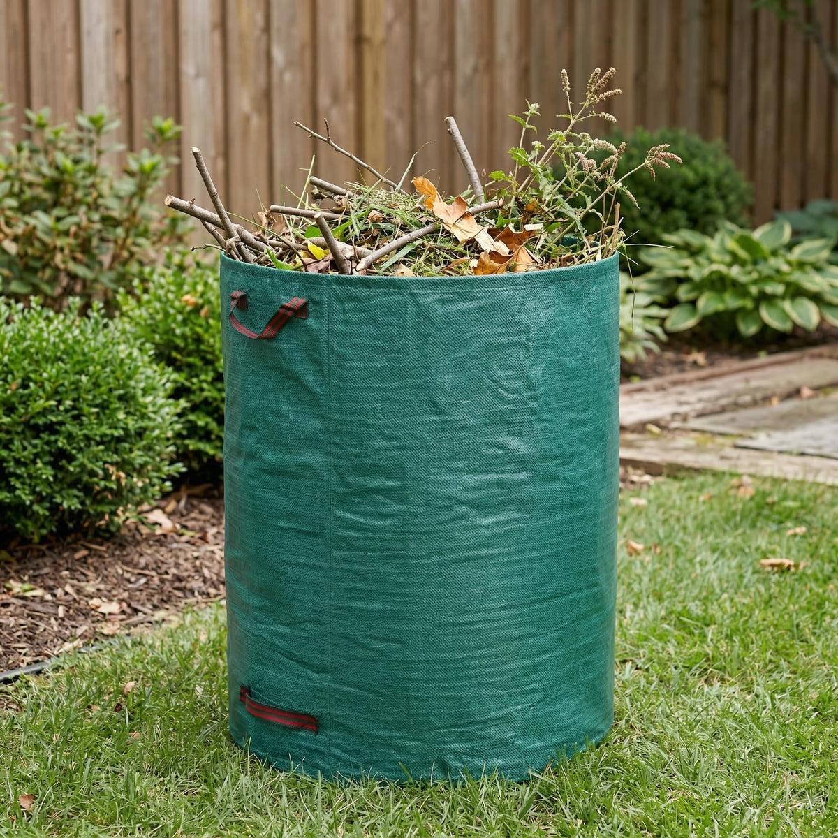 Gardzen heavy-duty yard bags for tough cleanup