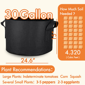 Gardzen heavyweight nonwoven fabric pot built to last across seasons