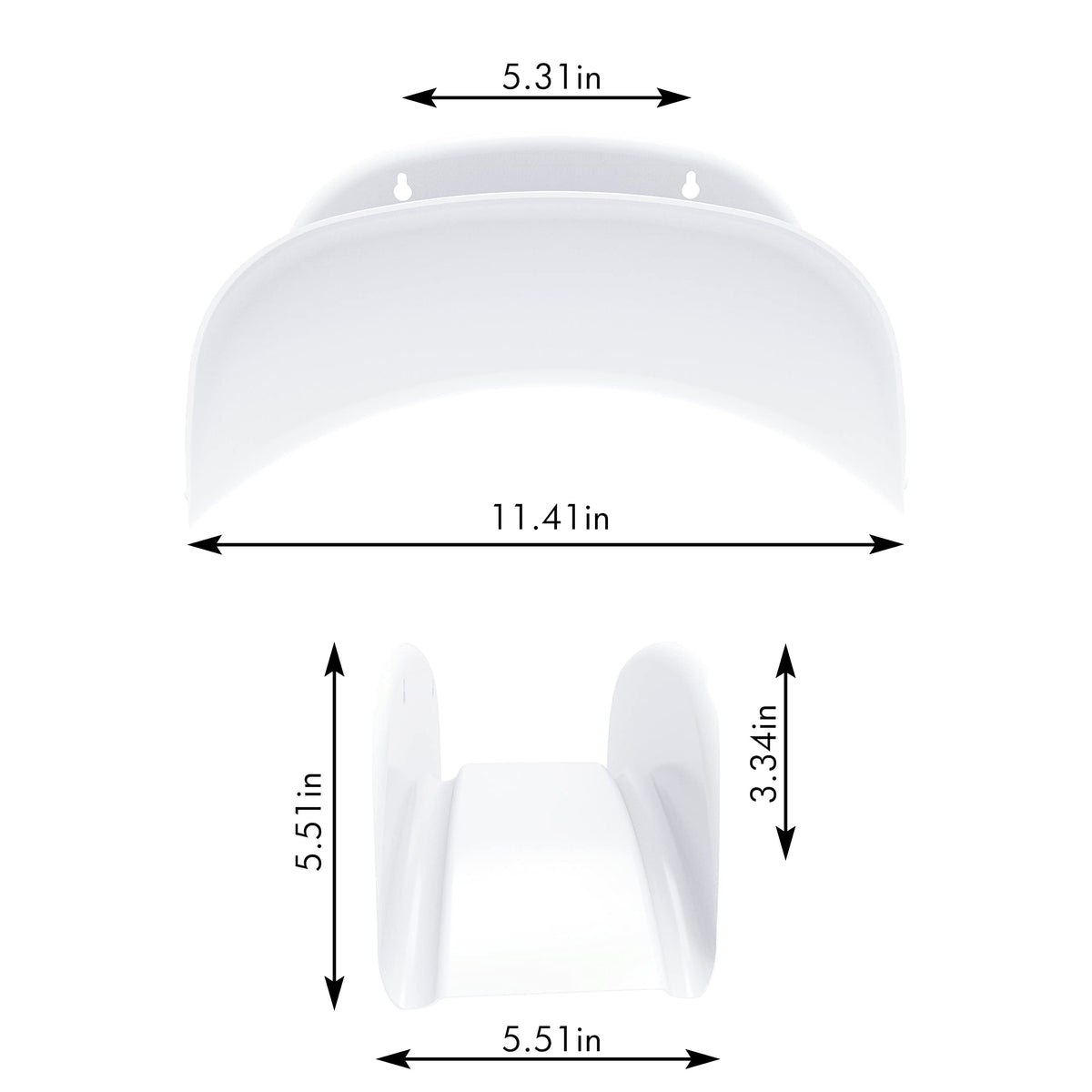 Gardzen hose-hanger-wall-mount side view highlights easy mounting and unobtrusive storage.