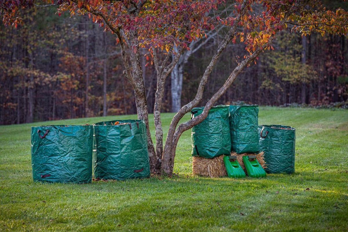 Gardzen leaf bags organize leaves and debris tasks