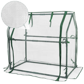 Gardzen mini greenhouse frame showcases sturdy rust-resistant construction for durable outdoor use.