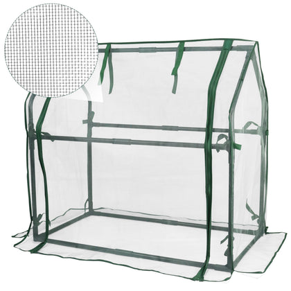Gardzen mini greenhouse frame showcases sturdy rust-resistant construction for durable outdoor use.