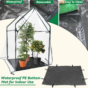 Gardzen Mini Greenhouse powder coated steel frame withstands weather conditions
