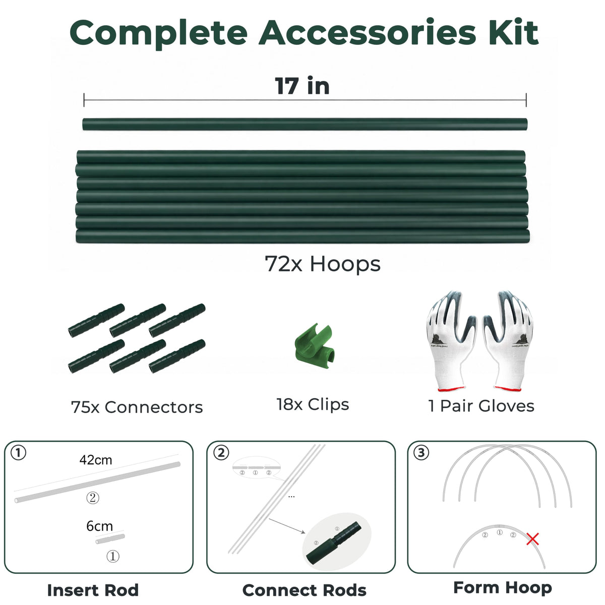 Gardzen netting and shade cloth support shields seedlings and vegetables.