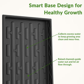 Gardzen reusable PS trays, durable and simple to clean.