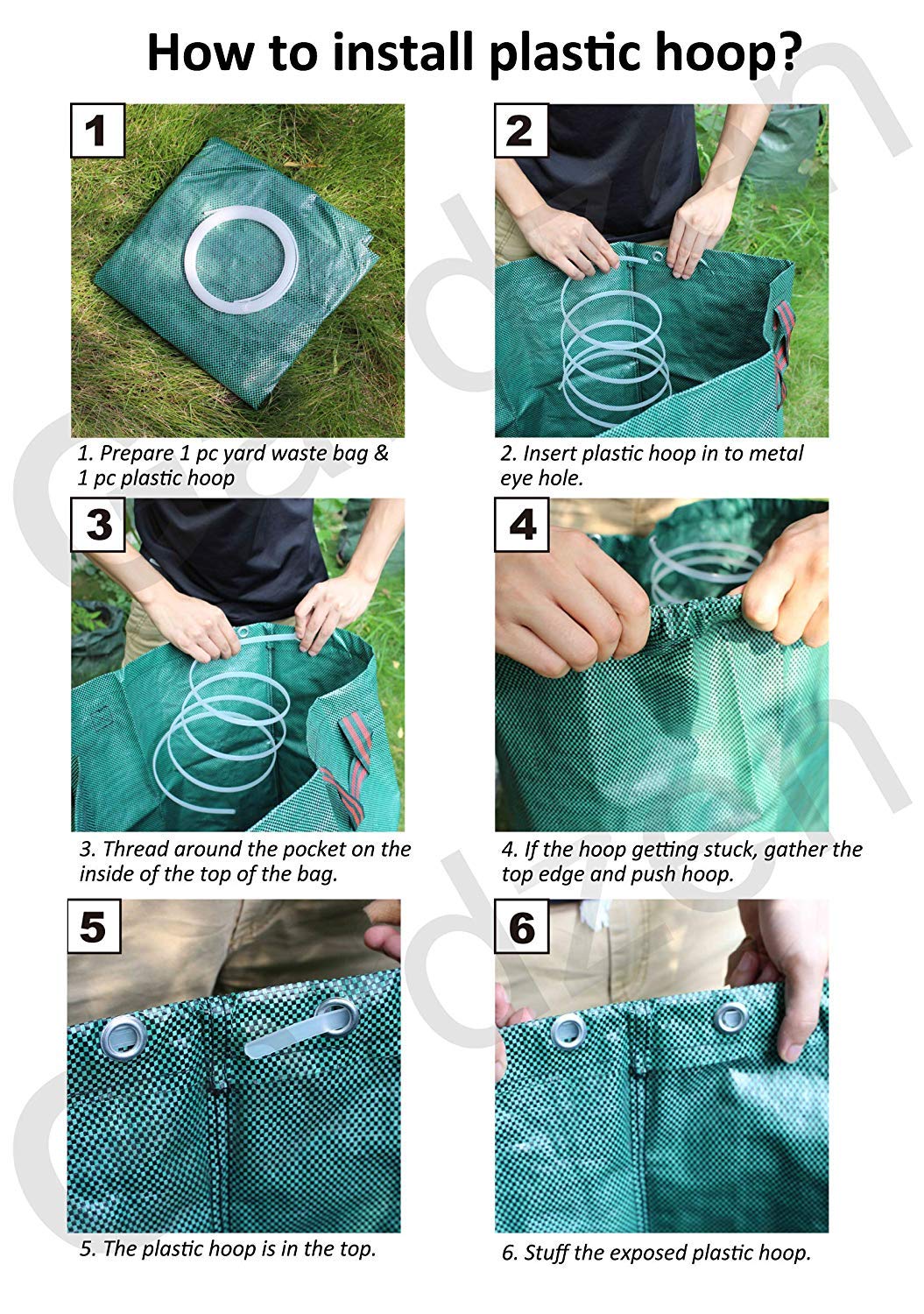 Gardzen reusable bags reduce disposable waste