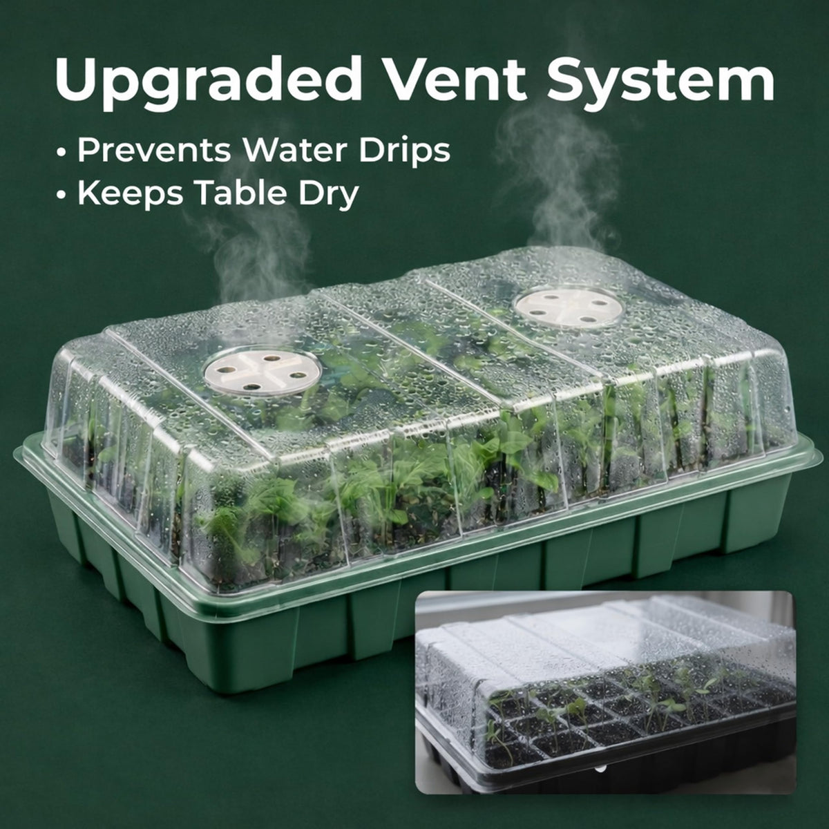 All-in-one kit includes sowing tools and plant tags for easy organization.