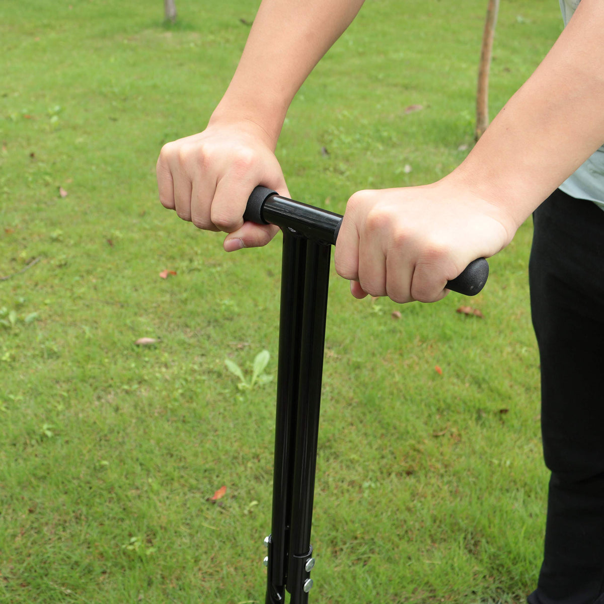 Gardzen Spike Aerator 35x11 inches in compact size for small yards