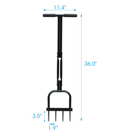 Gardzen Spike Aerator included socket wrench speeds up assembly