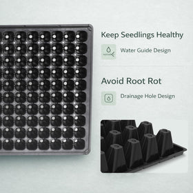 Gardzen trays fit standard 1020 drip trays for clean watering