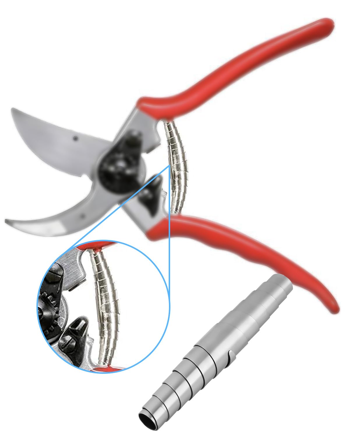 Gareschten spring with easy-installation on pruning shear demonstration.