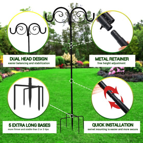 GARGENTOL hummingbird feeder hook ready for installation