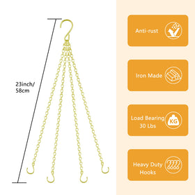 Garini adjustable 23-inch chain for DIY height setups
