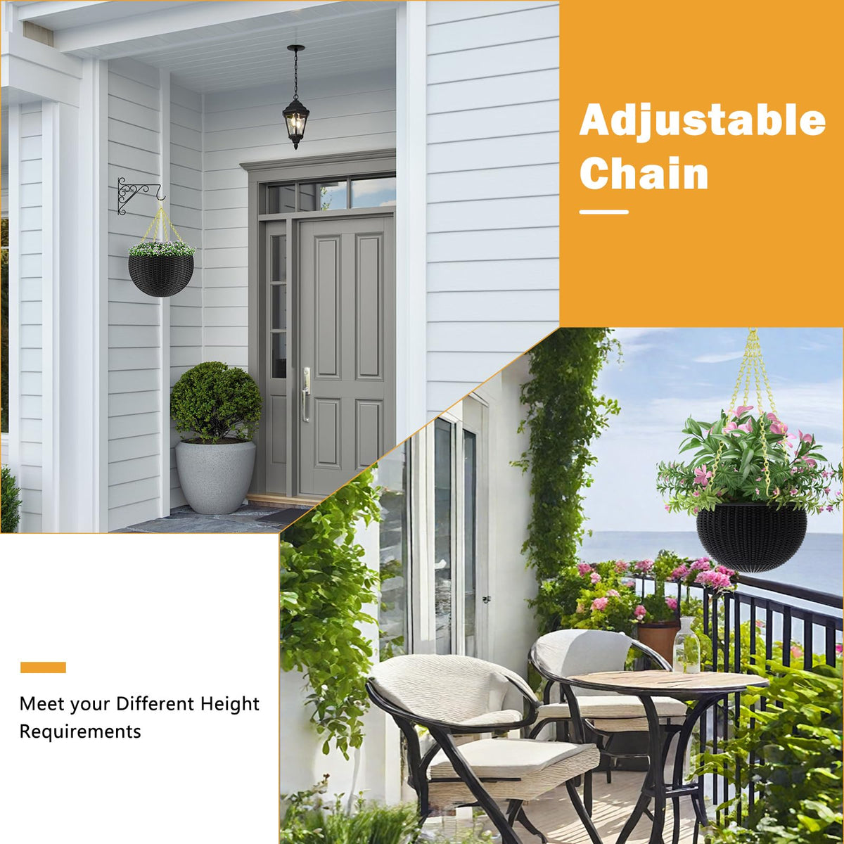 Garini gold hanging chains suitable for baskets and lanterns