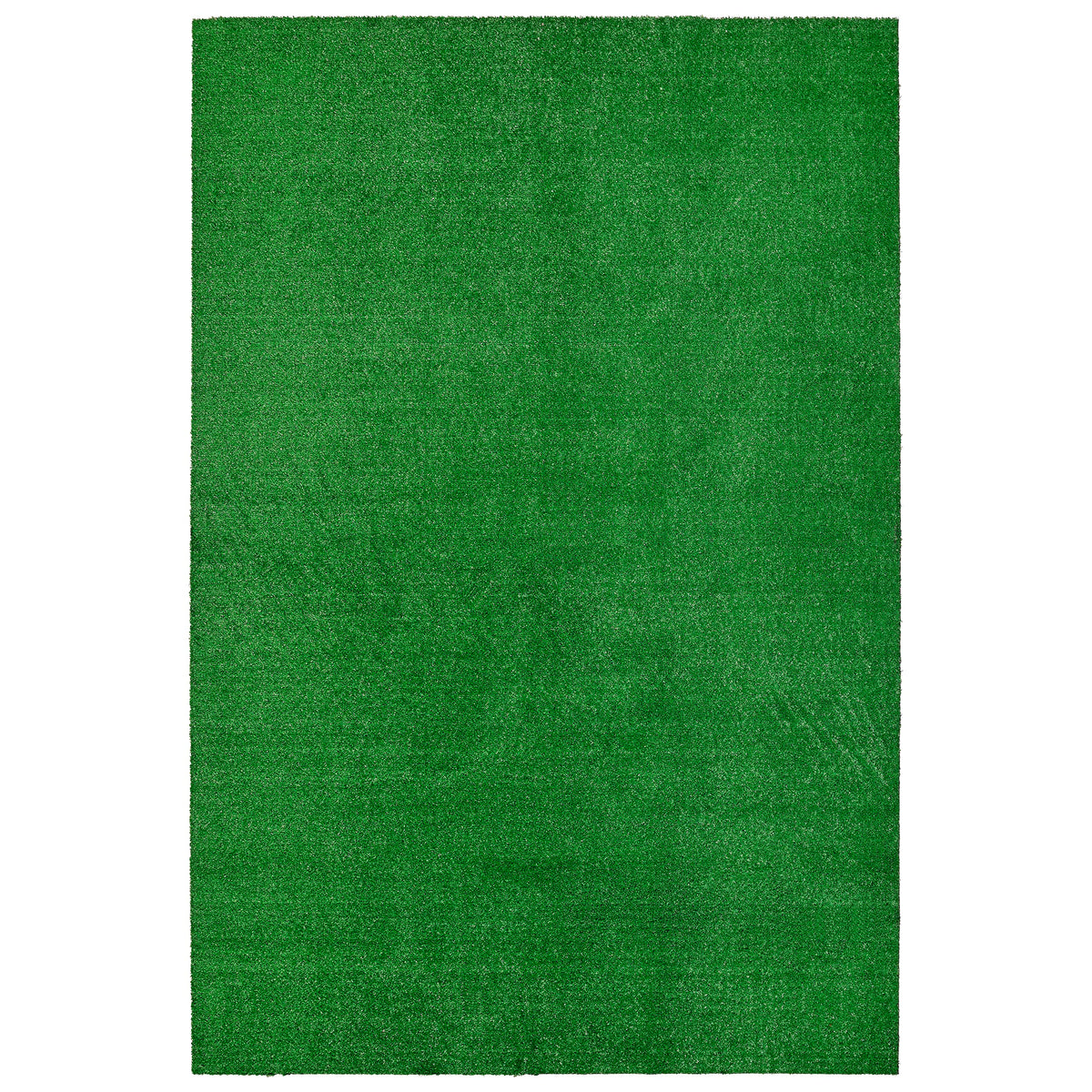 Garland Rug artificial grass close-up shows lush green blades for lawn-like look.