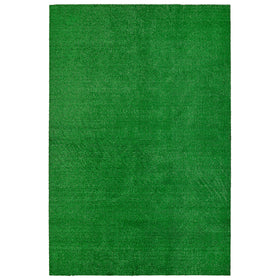 Garland Rug artificial grass close-up shows lush green blades for lawn-like look.