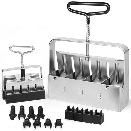 Garlump TILLERMAN large soil blocker for sturdy 2x2x2 inch blocks.