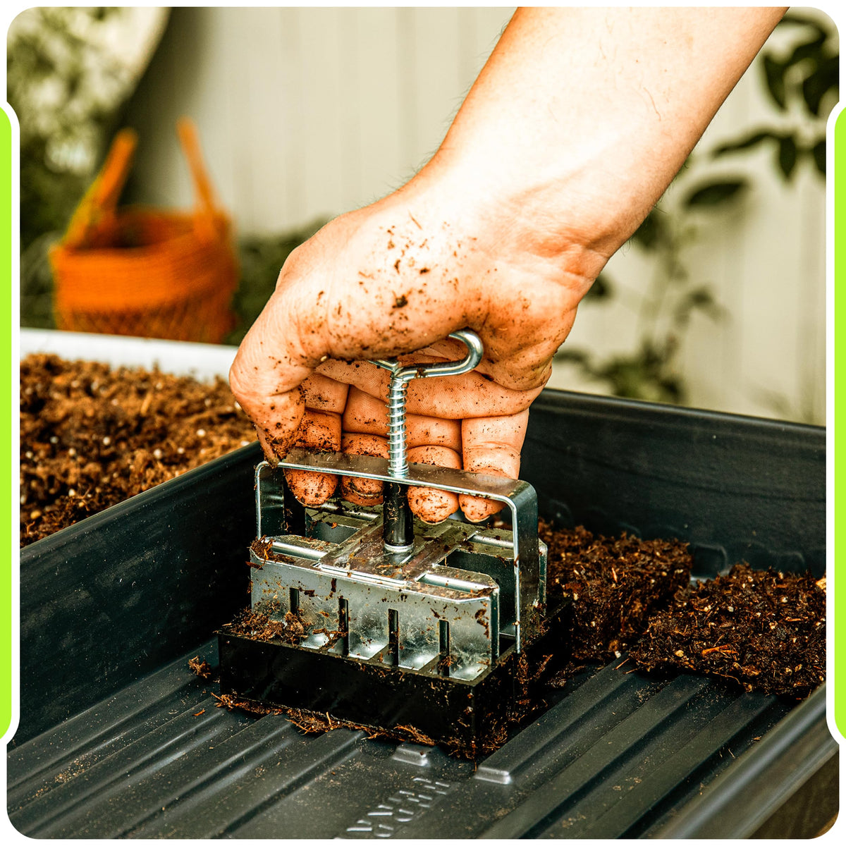 Garlump TILLERMAN package includes blockers, tips, and seed pins for easy setup.