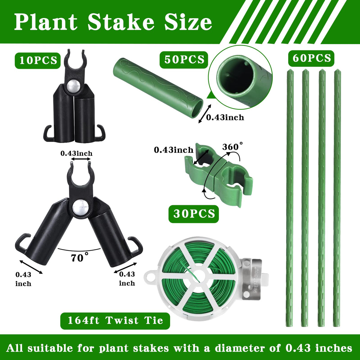 Garmeinea climbing plant support kit in use for vines