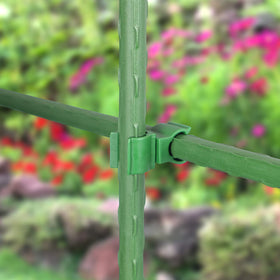 Garmeinea 50-pack connectors pipes for customizable stake assemblies