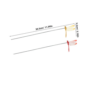 Garneck dragonfly stake lifelike design enhances outdoor spaces