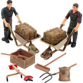 Garneck farmer figure for realistic pretend play and classroom storytelling.