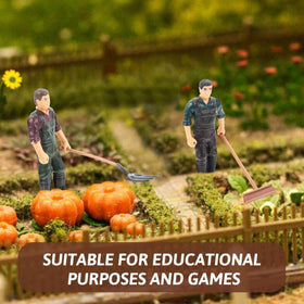 Garneck mini mower for realistic farming activities in playsets.