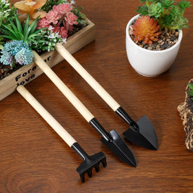 Garneck mini tools with metal trowel for delicate transplanting