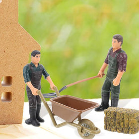 Garneck shovel for digging pretend soil and farm scenes.
