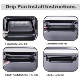GARNETIN easy installation steps help you fit the pan quickly.