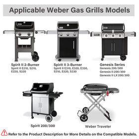 GARNETIN compatibility guide shows Weber model coverage for your grill.