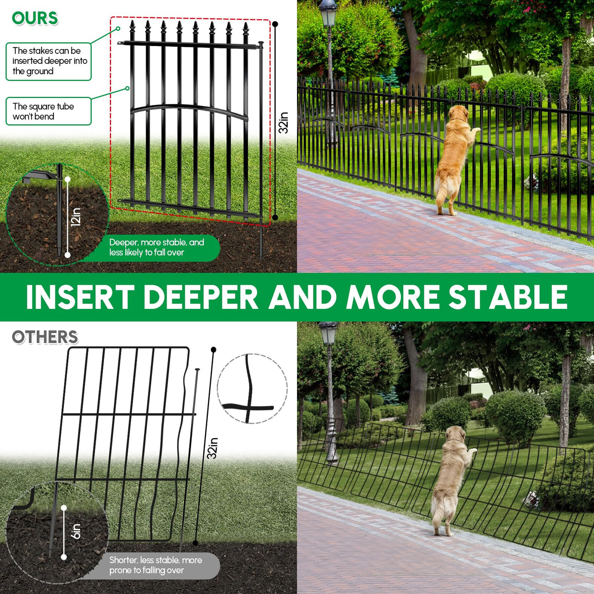 Garovee decorative border for garden paths and patios