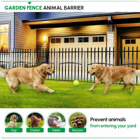 Garovee easy assembly with ground stakes and stable posts