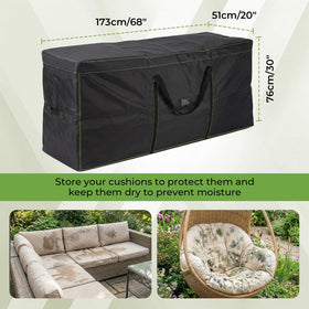 GARPROVM 420D Oxford fabric provides moisture and dirt protection for cushions.